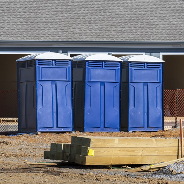 do you offer hand sanitizer dispensers inside the portable toilets in Etta